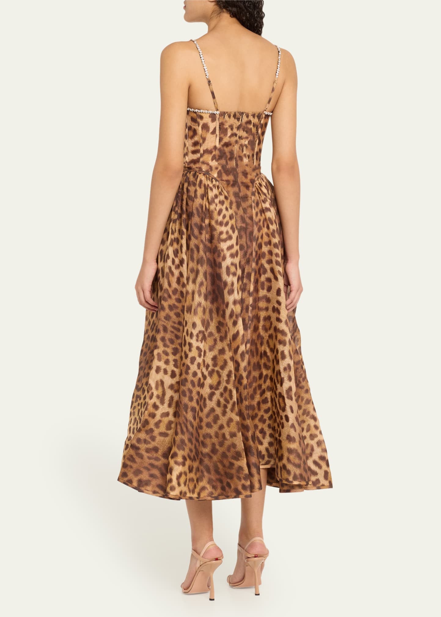 EMMA LEOPARD PRINT SLIP DRESS