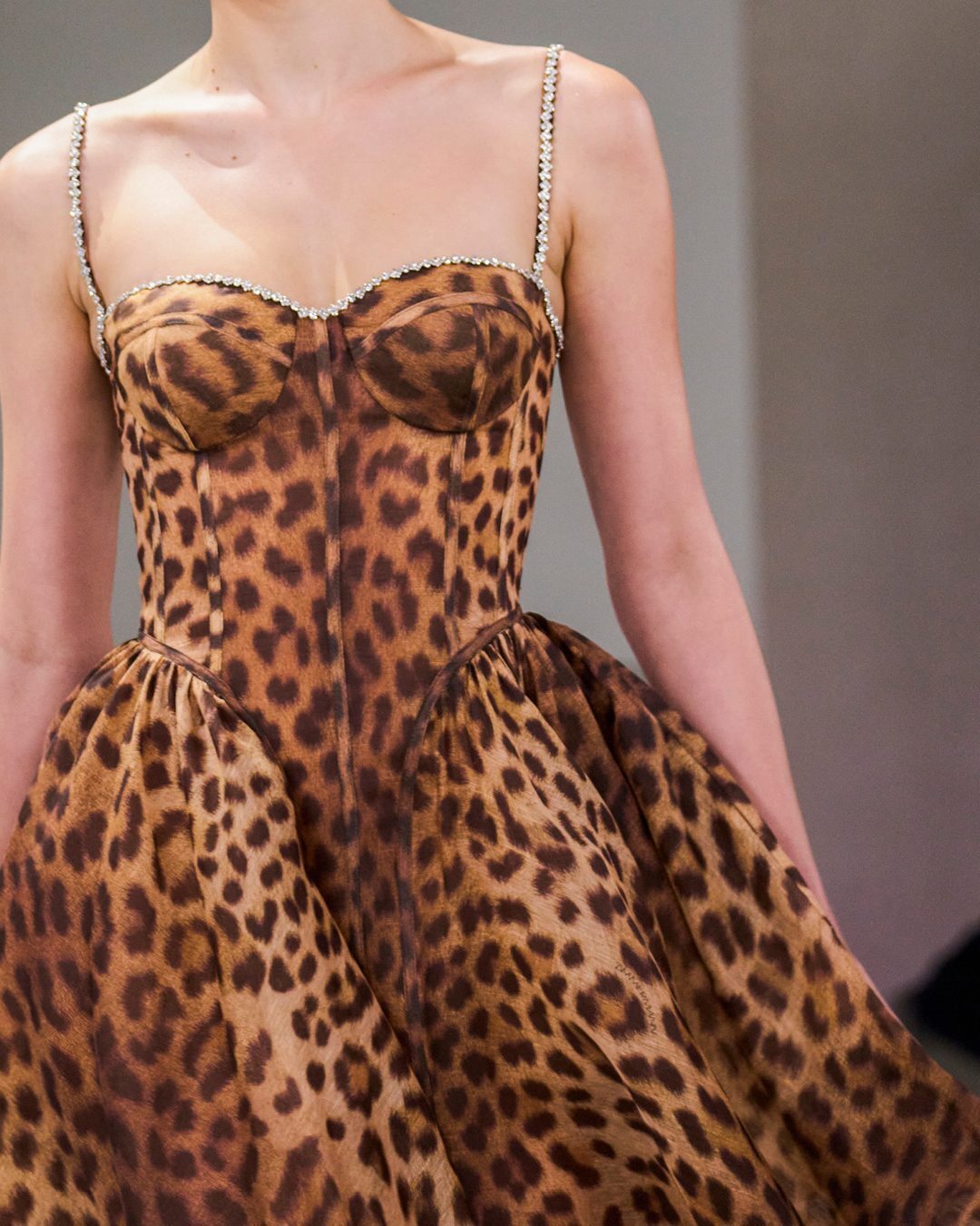 EMMA LEOPARD PRINT SLIP DRESS