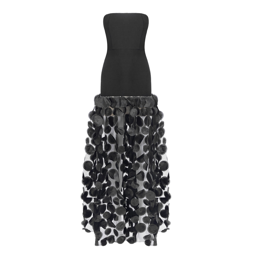LISA STRAPLESS SLEEVELESS DRESS GOWN