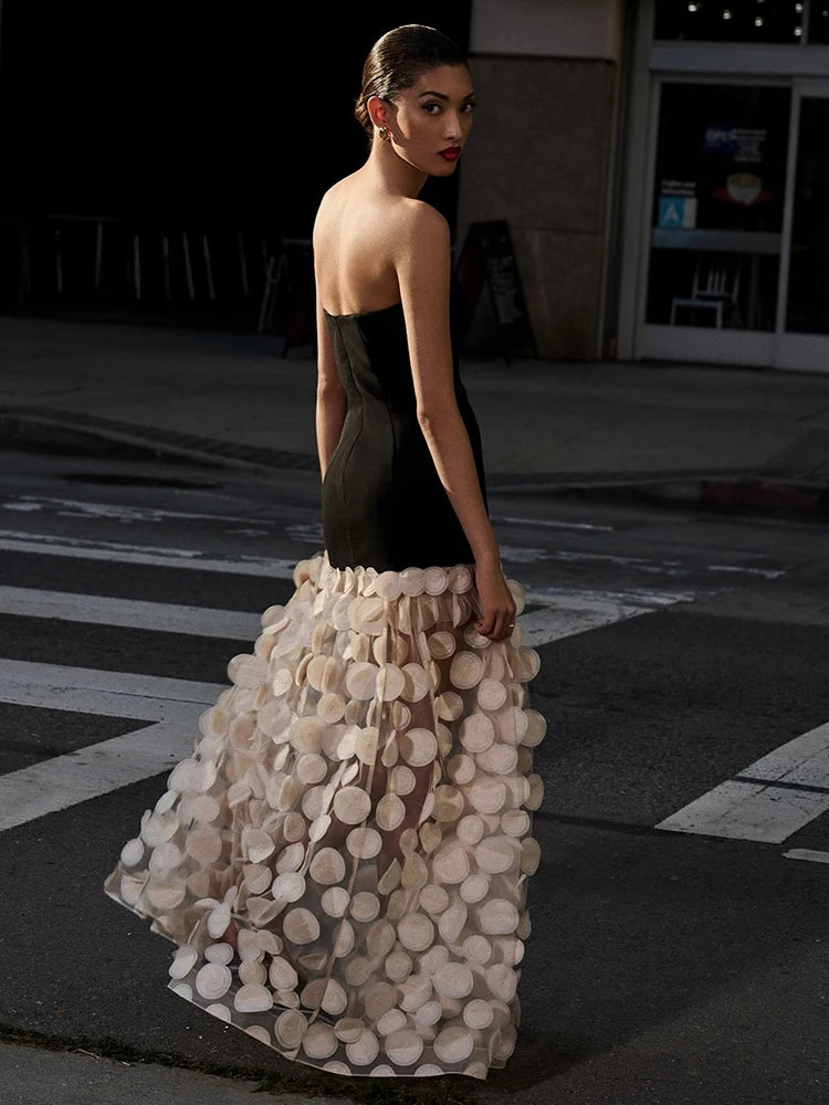 LISA STRAPLESS SLEEVELESS DRESS GOWN