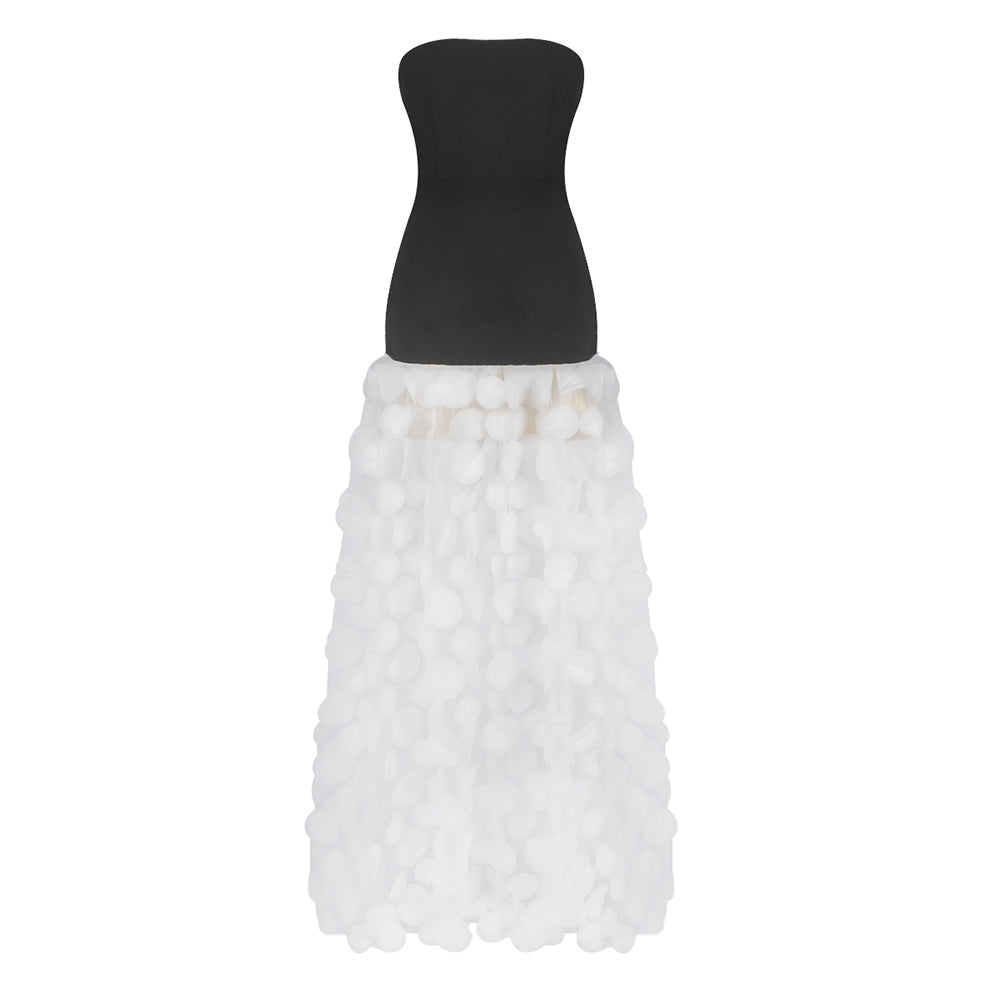 LISA STRAPLESS SLEEVELESS DRESS GOWN