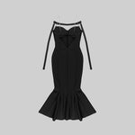 Load image into Gallery viewer, YORI BLACK LONG DRESS
