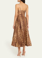 EMMA LEOPARD PRINT SLIP DRESS