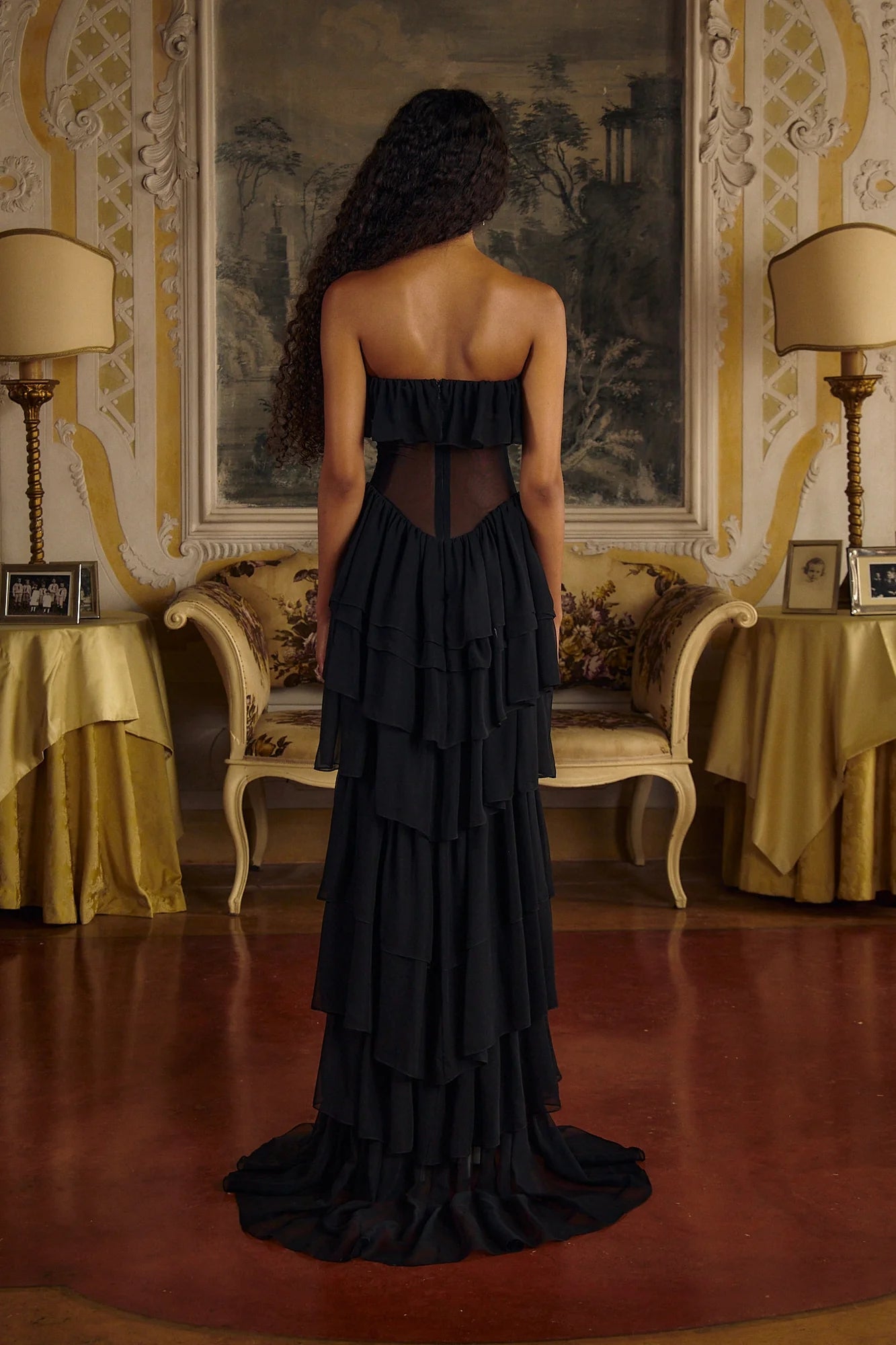 POPPY STRAPLESS DRESS SET