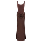CHRISTI SEXY CORSET SLING MAXI DRESS