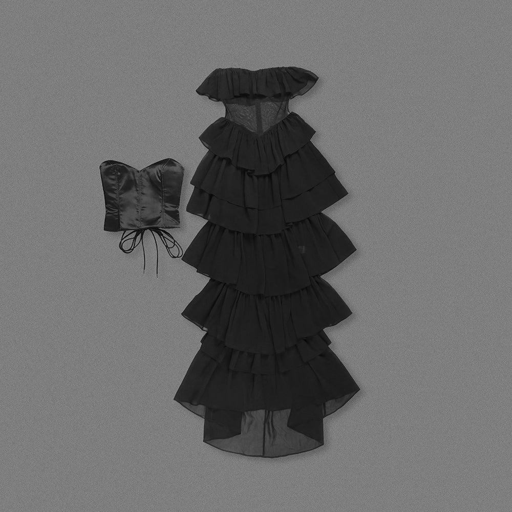 POPPY STRAPLESS DRESS SET