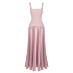 LILI ELEGANT PINK MAXI DRESS FOR WOMEN