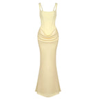 ANASTASIA ELEGANT BLUE BODYCON MAXI DRESS