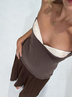 HARPER BROWN STRAPLESS MAXI DRESS