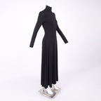 MERISA BLACK OPEN BACK MAXI DRESS