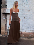HARPER BROWN STRAPLESS MAXI DRESS