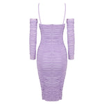 Load image into Gallery viewer, PILUO LAVENDER MIDI DRESS

