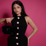 Charger l&#39;image dans la galerie, ASIST BLACK ELEGANT BANDAGE STRETCHY MINI DRESS
