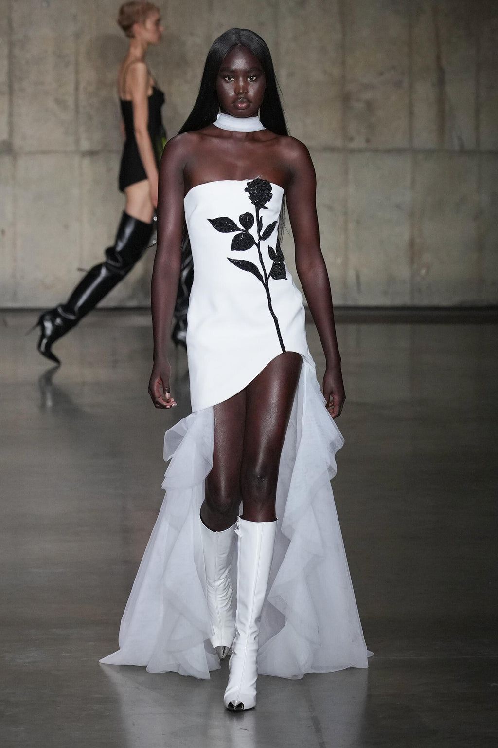 Giaana White Strapless Bandage Dress