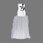 Charger l&#39;image dans la galerie, Giaana White Strapless Bandage Dress
