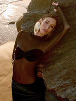 Load image into Gallery viewer, CLAIRE MESH LONG SLEEVE MAXI DRESS
