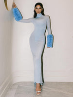 Load image into Gallery viewer, PETRA TURTLENECK MAXI DRESS
