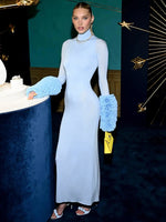 Load image into Gallery viewer, PETRA TURTLENECK MAXI DRESS
