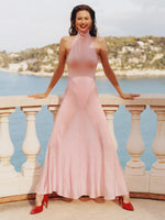 Load image into Gallery viewer, SANDRA HIGH NECK MAXI DRESS
