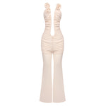 Charger l&#39;image dans la galerie, VIOLA DEEP V MESH JUMPSUIT
