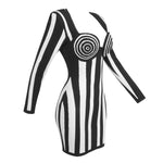Load image into Gallery viewer, JANET STRIPED MINI DRESS
