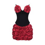 Load image into Gallery viewer, RUBY ROSE FLOWER STRUCTURED TWO PIECES SET
