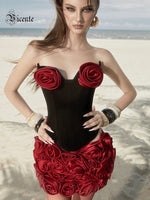 Load image into Gallery viewer, RUBY ROSE FLOWER STRUCTURED TWO PIECES SET
