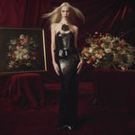 Charger l&#39;image dans la galerie, LISA HALTER SLEEVELESS SEQUIN LONG DRESS
