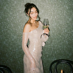 EMMA  MESH LONG SLEEVE DRESS