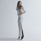 AMMY SEQUIN TEO-PIECES DRESS SET