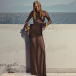 Charger l&#39;image dans la galerie, VIVIN MESH  LONG DRESS
