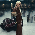 Charger l&#39;image dans la galerie, VIVIN MESH  LONG DRESS
