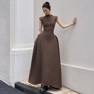 CINDY FASHION SLEEVELESS LONG DRESS