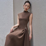 Carregar imagem no visualizador da galeria, CINDY FASHION SLEEVELESS LONG DRESS
