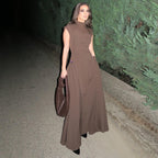 CINDY FASHION SLEEVELESS LONG DRESS