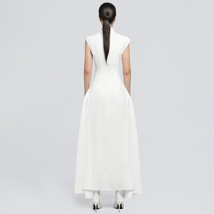 CINDY FASHION SLEEVELESS LONG DRESS
