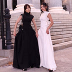 CINDY FASHION SLEEVELESS LONG DRESS