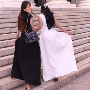 CINDY FASHION SLEEVELESS LONG DRESS