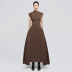 CINDY FASHION SLEEVELESS LONG DRESS