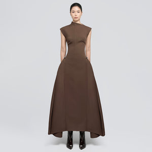 CINDY FASHION SLEEVELESS LONG DRESS