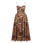 Charger l&#39;image dans la galerie, EMMA LEOPARD PRINT SLIP DRESS
