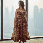 Charger l&#39;image dans la galerie, EMMA LEOPARD PRINT SLIP DRESS
