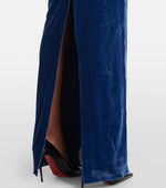 Charger l&#39;image dans la galerie, CRISTINA BLUE SLEEVELESS LONG DRESS
