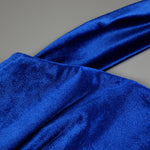 Charger l&#39;image dans la galerie, CRISTINA BLUE SLEEVELESS LONG DRESS

