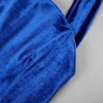 Charger l&#39;image dans la galerie, CRISTINA BLUE SLEEVELESS LONG DRESS
