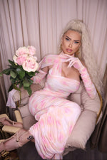 Charger l&#39;image dans la galerie, YADIRA FLORAL LONG DRESS
