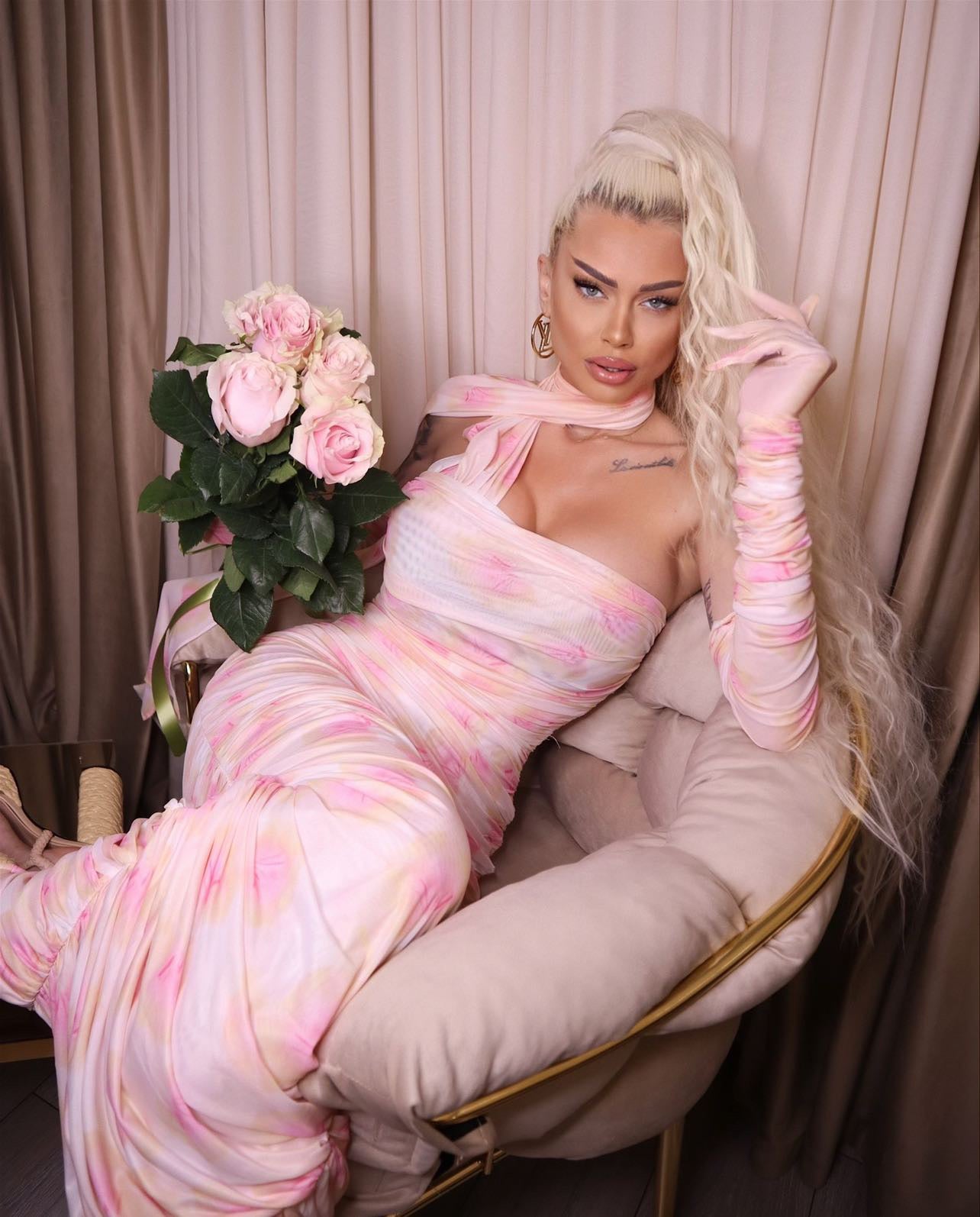 YADIRA FLORAL LONG DRESS