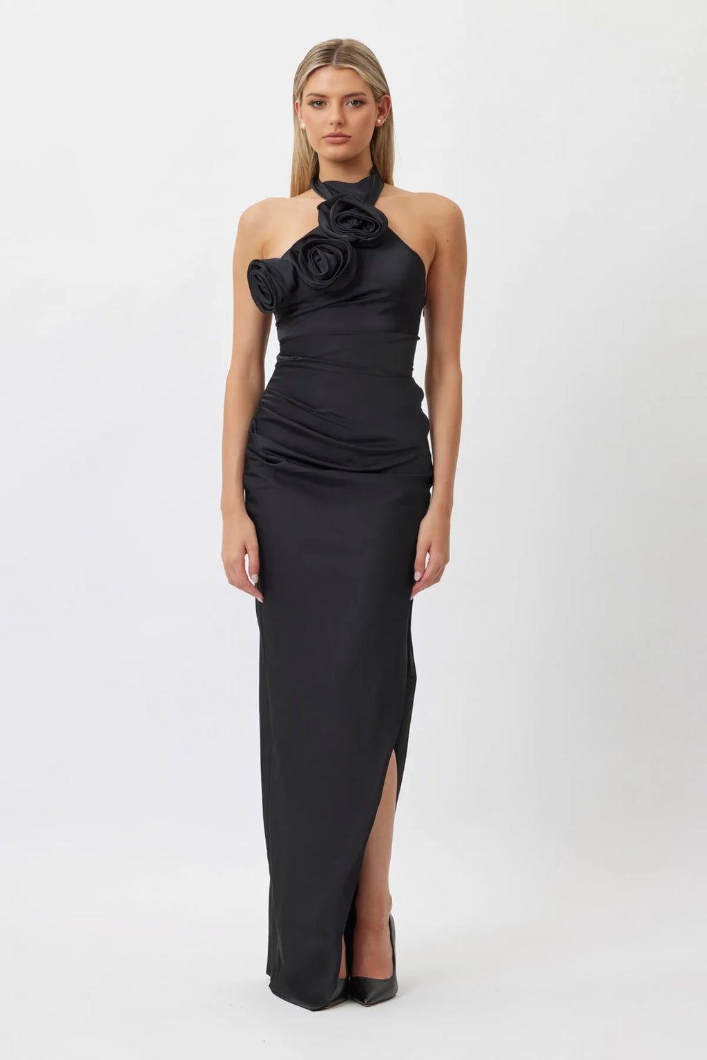 PEANO BLACK LONG DRESS