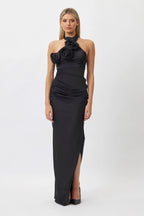 PEANO BLACK LONG DRESS