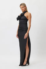 Charger l&#39;image dans la galerie, PEANO BLACK LONG DRESS
